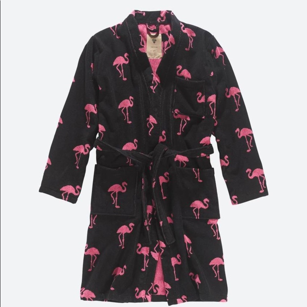 OAS The Flamingo Bath Robe